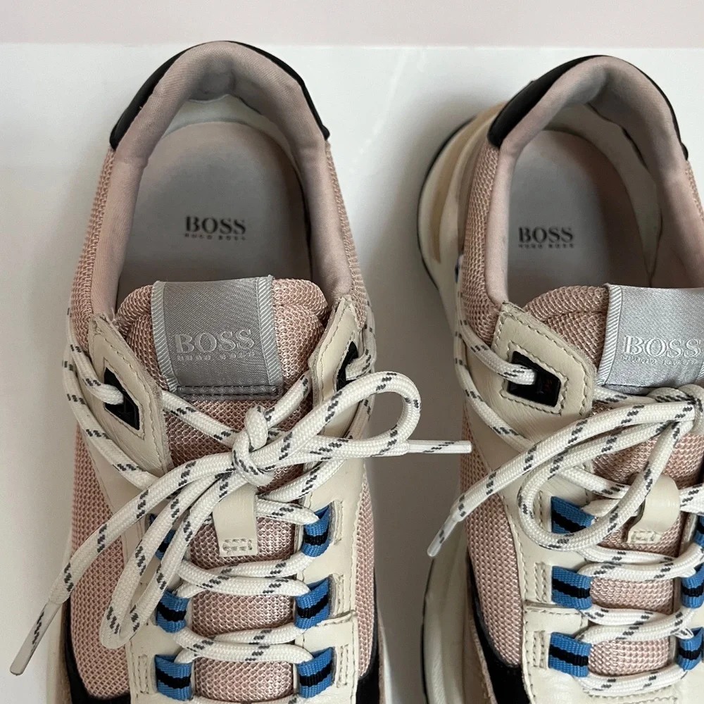 BOSS Sneakers with Leather Details - Picture 7 of 10